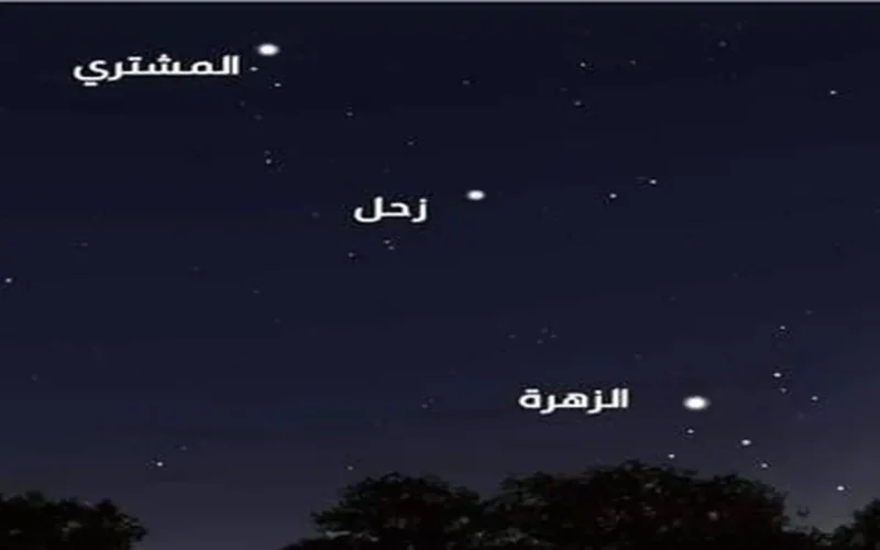 ظاهرة فلكية تجمع كوكبي الزهرة وزحل في السماء خلال مساء 8 مارس